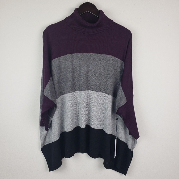 NWT Calvin Klein Turtleneck Dolman Sleeve Sweater - Picture 3 of 12